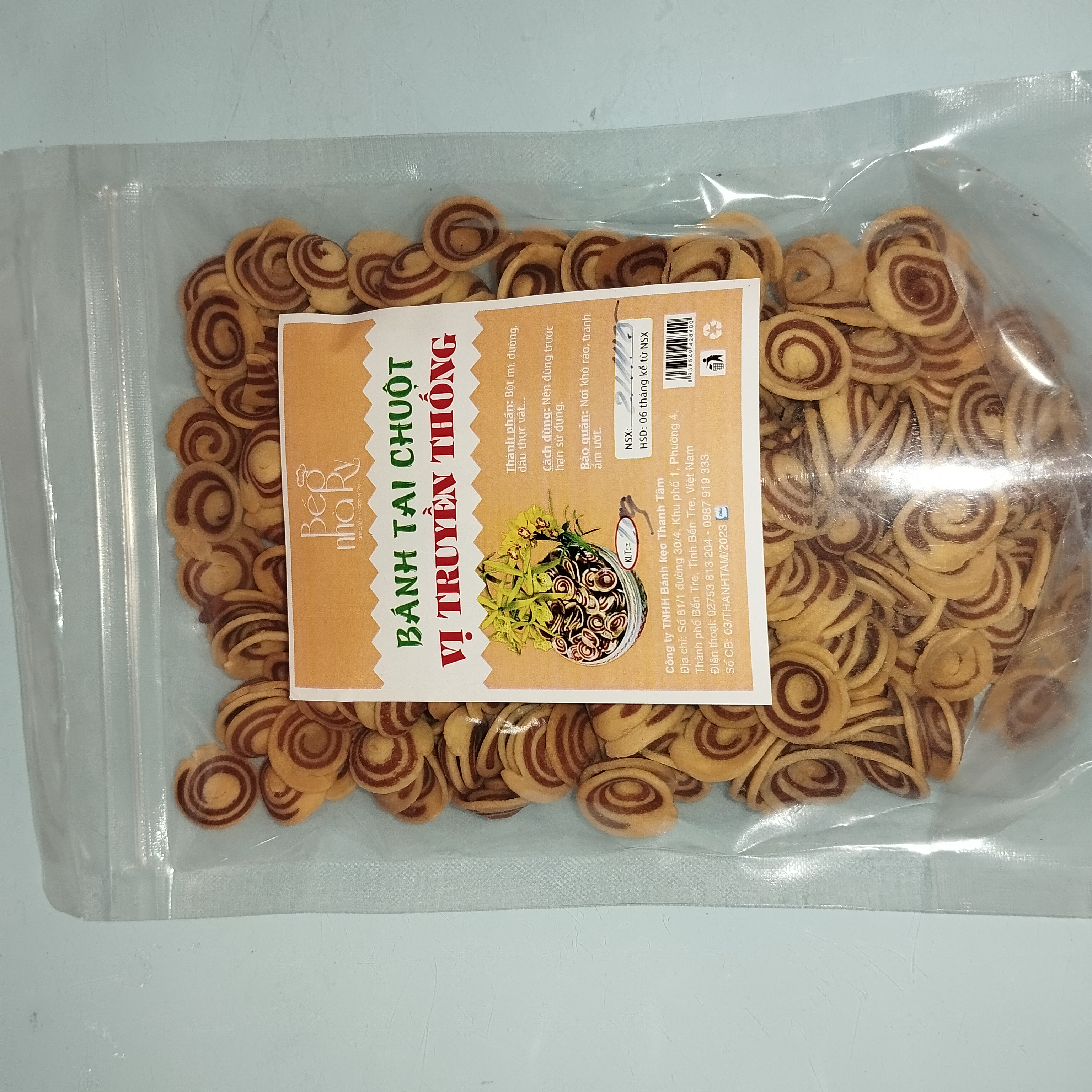 Bánh tai chuột vị truyền thống
