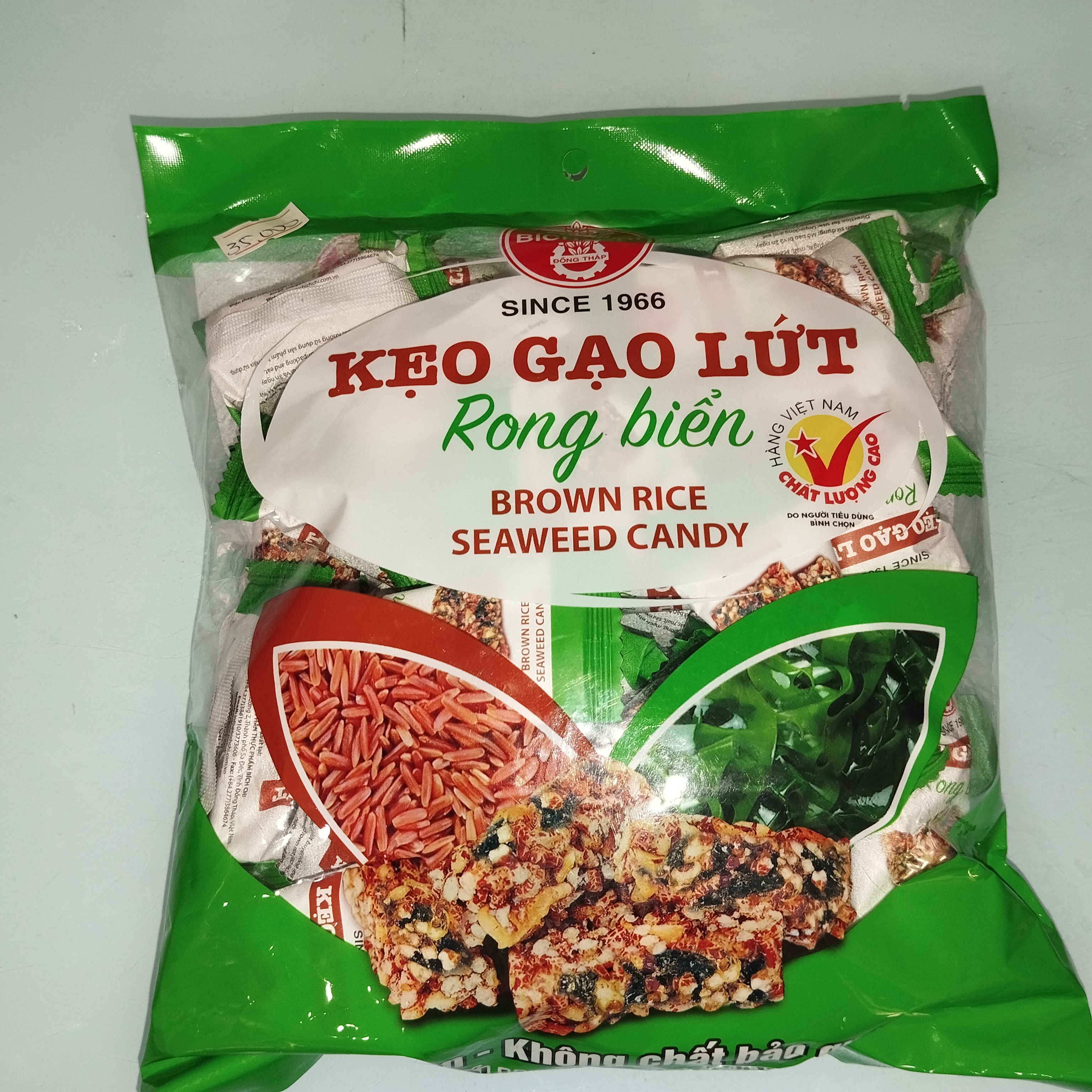 Kẹo gạo lứt rong biển