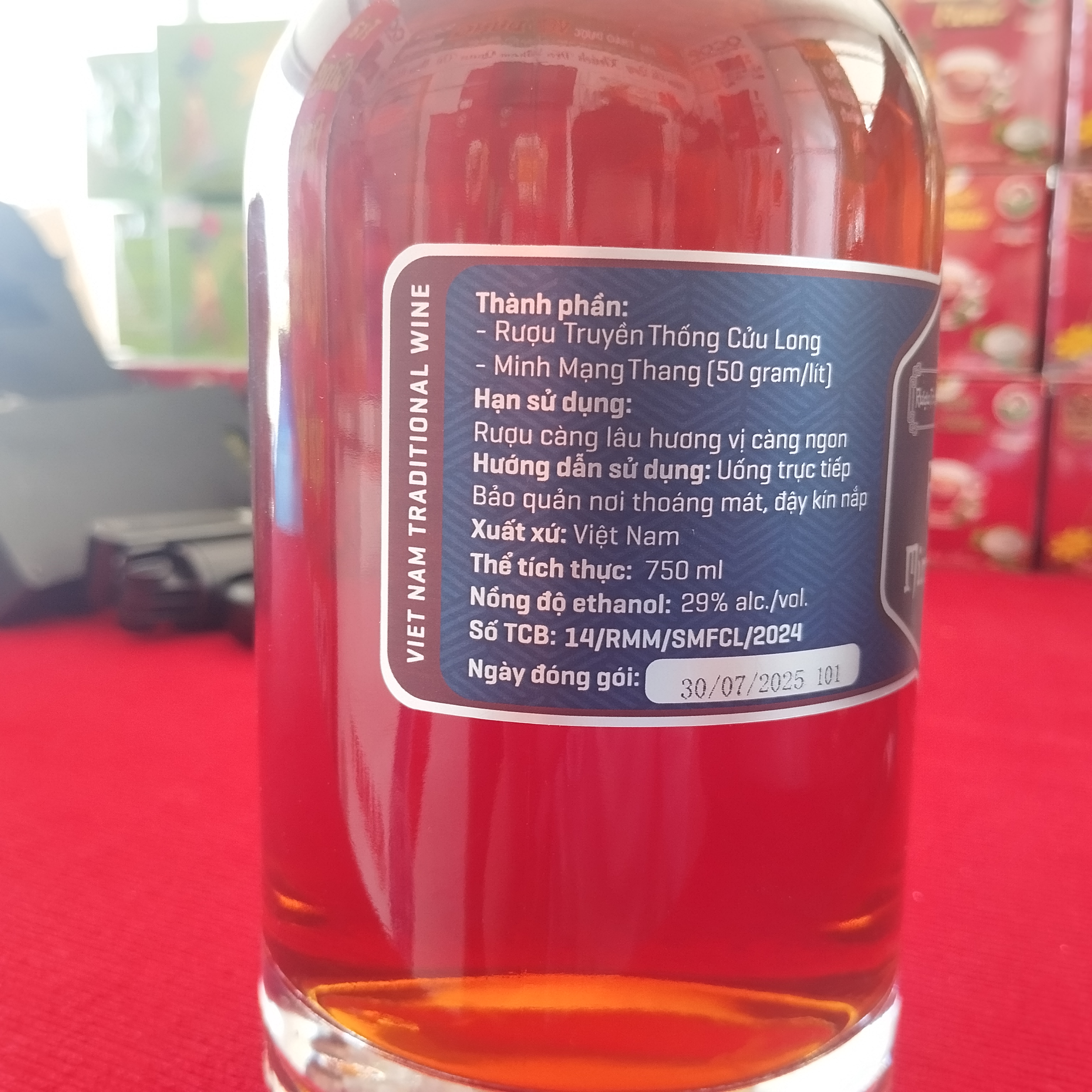 Rượu Minh Mạng 750ml